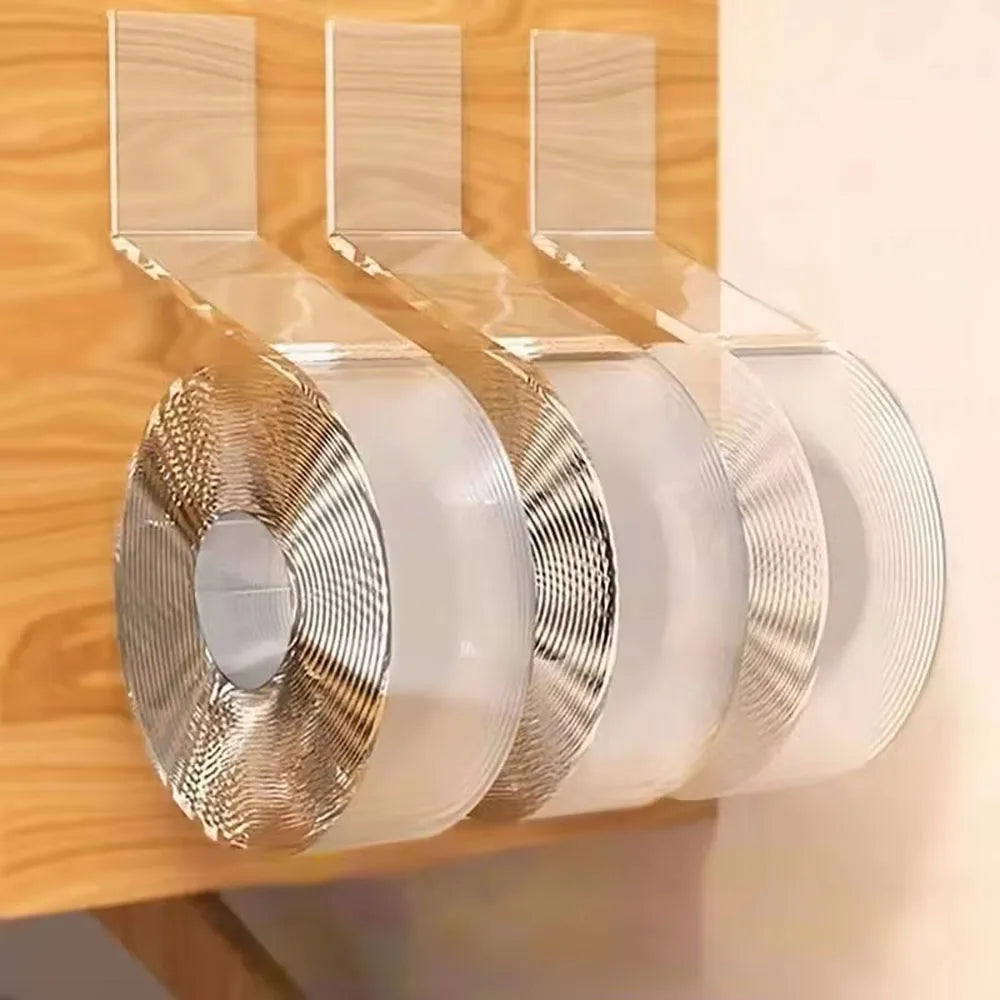 Super Strong Nano Double Sided Adhesive Tape Waterproof Transparent Traceless Tape Reusable Decorative Office Tape Home Tools