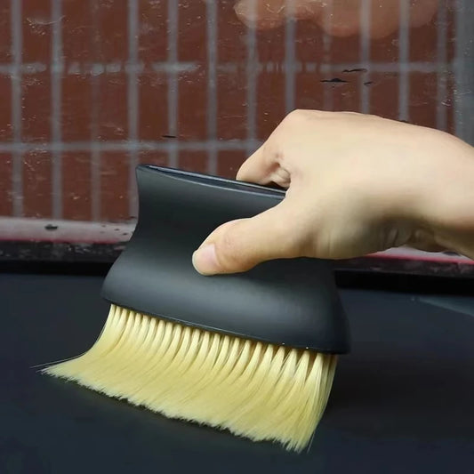 Car Interior Cleaning Brush - Soft Dust Brush for Dashboard, Vents & Gaps