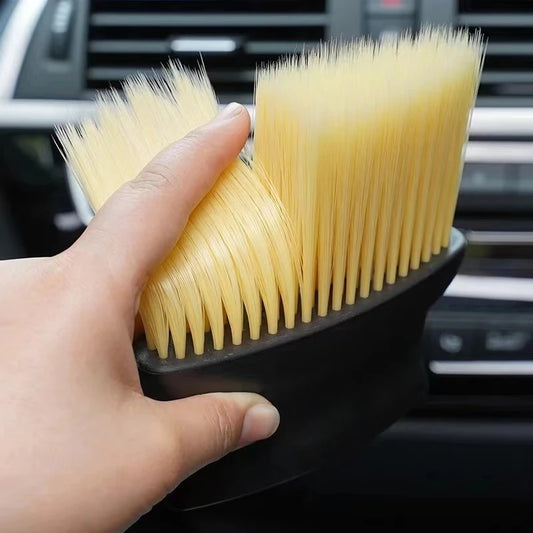 Car Interior Cleaning Brush - Soft Dust Brush for Dashboard, Vents & Gaps