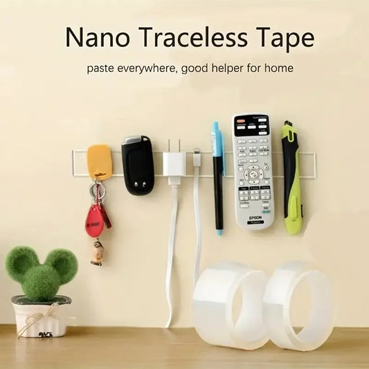 SEAMETAL Double-Sided Adhesive Tape - Washable Reusable No-Trace Sticker