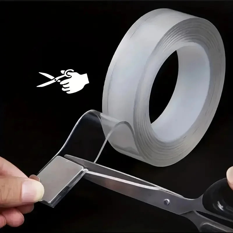 SEAMETAL Double-Sided Adhesive Tape - Washable Reusable No-Trace Sticker