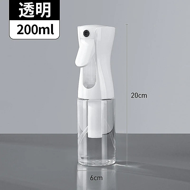 Continuous Mist Water Spray Bottle - Refillable Hair Salon Sprayer (200/300/500ml)