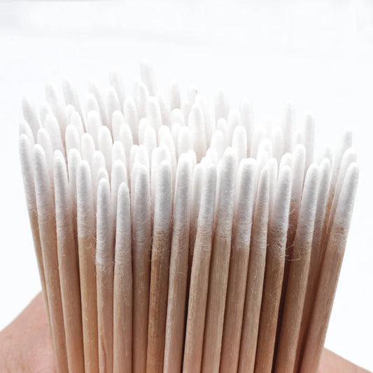 Cotton Swabs 300/500 Pack - Double-Tipped Wood Stick Applicators