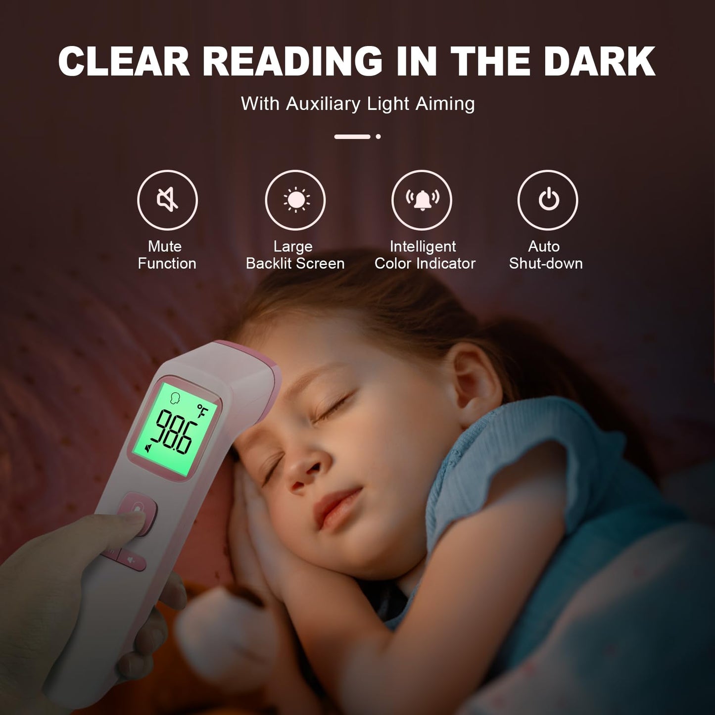 No-Touch Infrared Thermometer - 2-in-1 Forehead & Object Mode with Fever Alarm