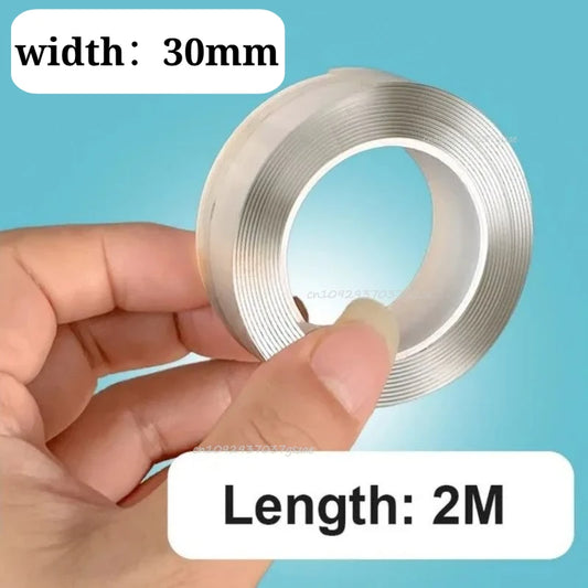 SEAMETAL Double-Sided Adhesive Tape - Washable Reusable No-Trace Sticker