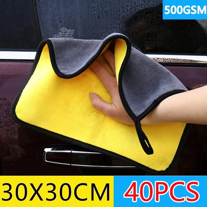 Car Wash Towel - 400GSM Microfiber High Absorption Drying Cloth