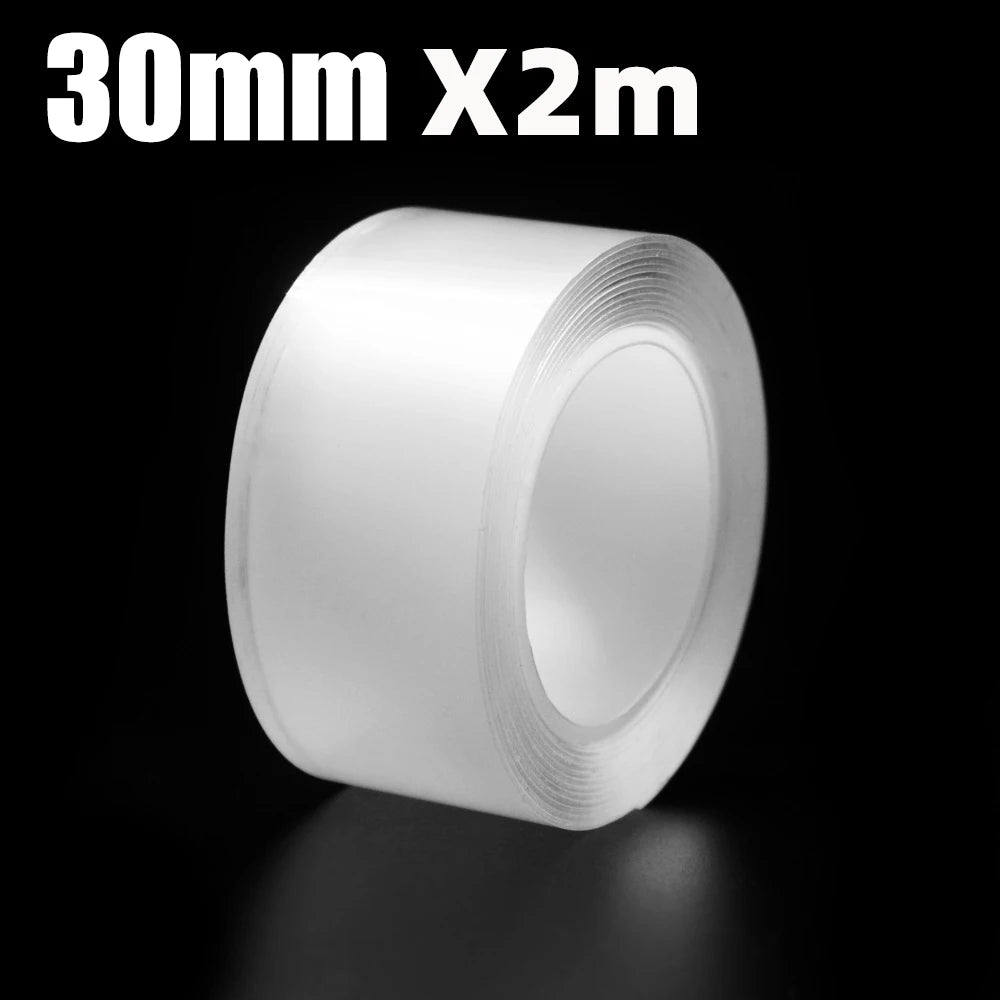 SEAMETAL Double-Sided Adhesive Tape - Washable Reusable No-Trace Sticker
