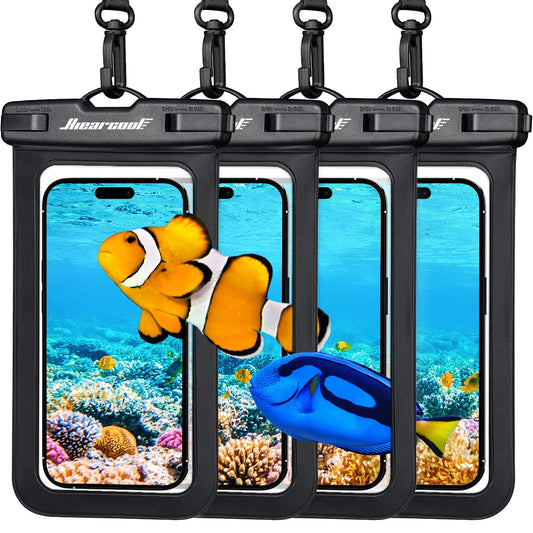 Waterproof Phone Pouch 2-Pack - IPX8 Dry Bag for iPhone & Android (8.3")