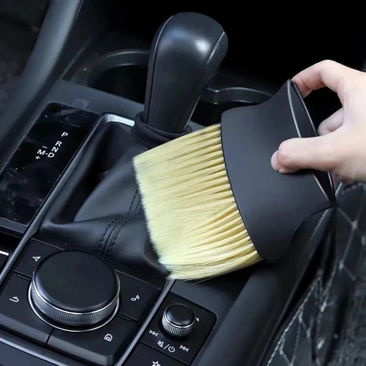 Car Interior Cleaning Brush - Soft Dust Brush for Dashboard, Vents & Gaps