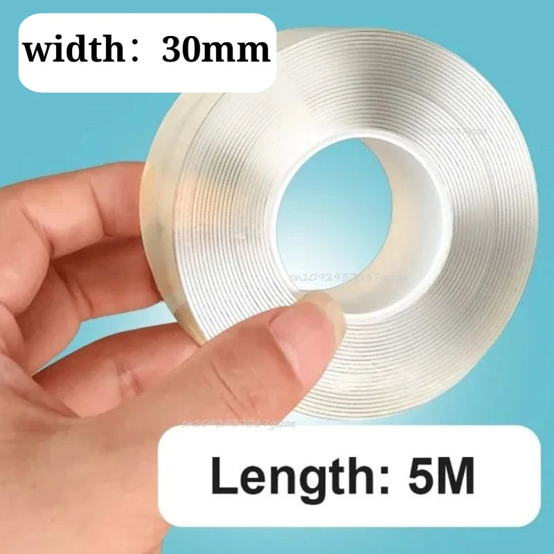 SEAMETAL Double-Sided Adhesive Tape - Washable Reusable No-Trace Sticker