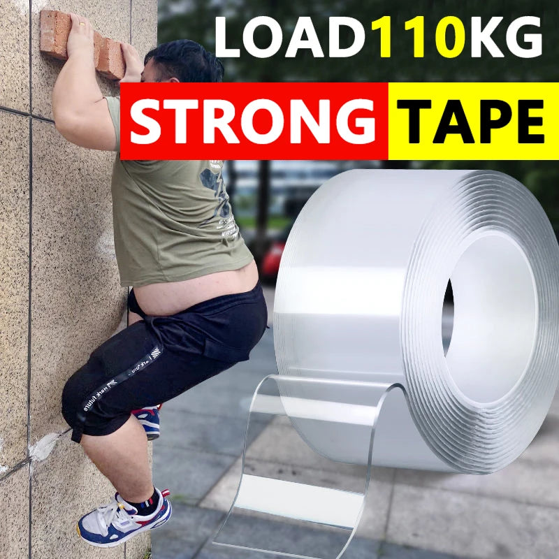Nano Double-Sided Tape - Reusable Waterproof Adhesive (1m/2m/3m/5m)