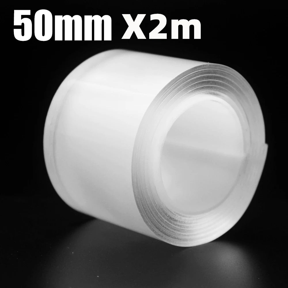 SEAMETAL Double-Sided Adhesive Tape - Washable Reusable No-Trace Sticker