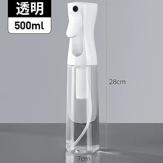 Continuous Mist Water Spray Bottle - Refillable Hair Salon Sprayer (200/300/500ml)