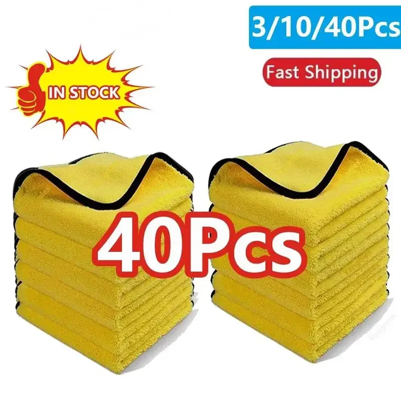 Car Wash Towel - 400GSM Microfiber High Absorption Drying Cloth