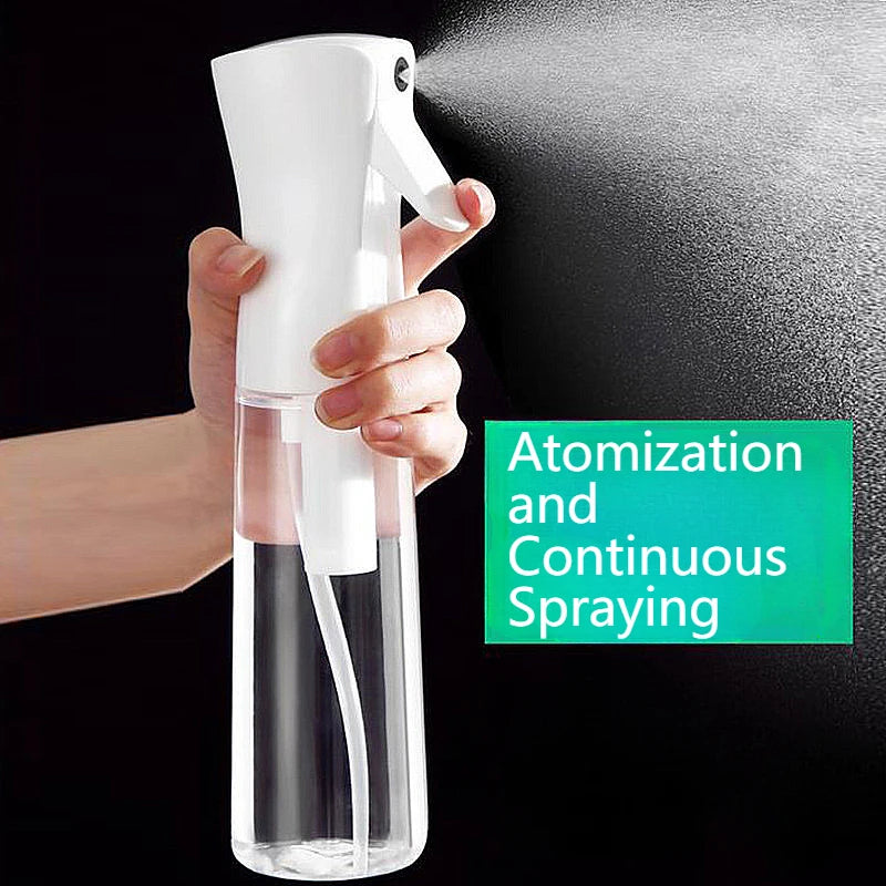 Continuous Mist Water Spray Bottle - Refillable Hair Salon Sprayer (200/300/500ml)