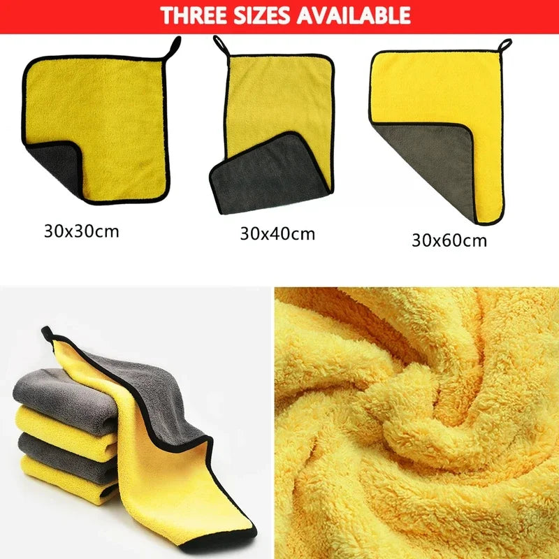 Car Wash Towel - 400GSM Microfiber High Absorption Drying Cloth